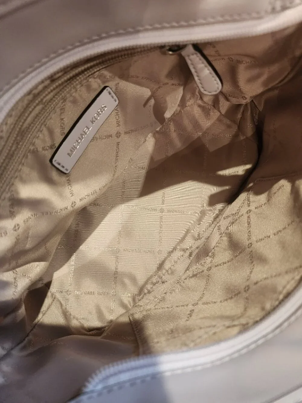 SOLD - Michael Kors Soft Lavender Pebbled Leather Tote